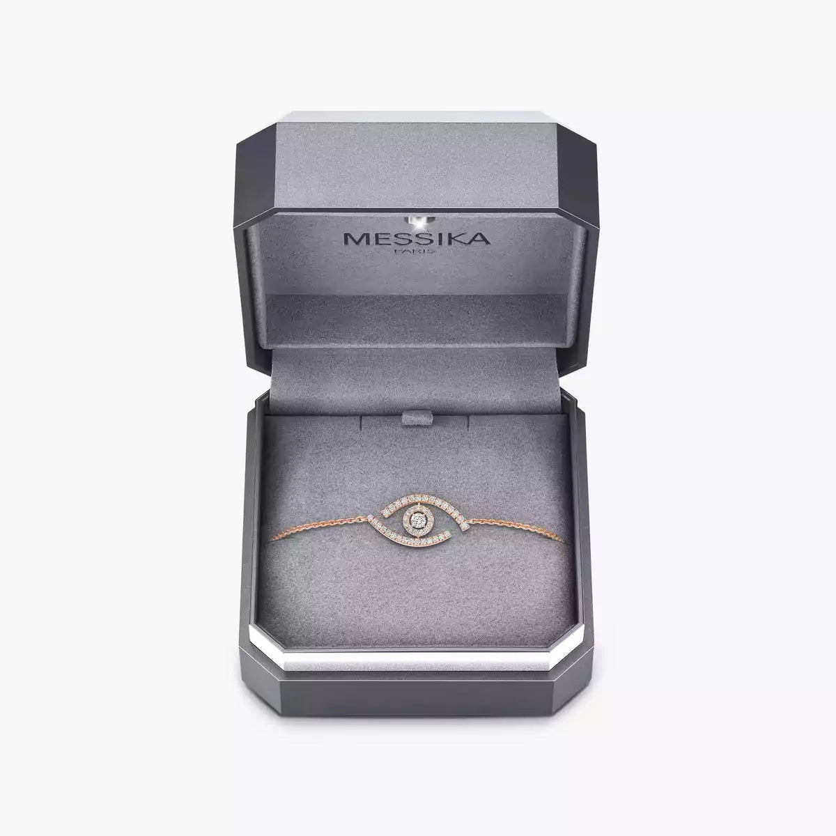 [CiCi]Lucky Eye Pave-Set Diamond Bracelet