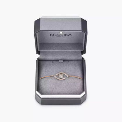 [CiCi]Lucky Eye Pave-Set Diamond Bracelet