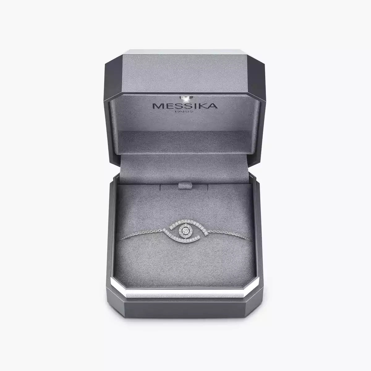 [CiCi]Lucky Eye Pave-Set Diamond Bracelet
