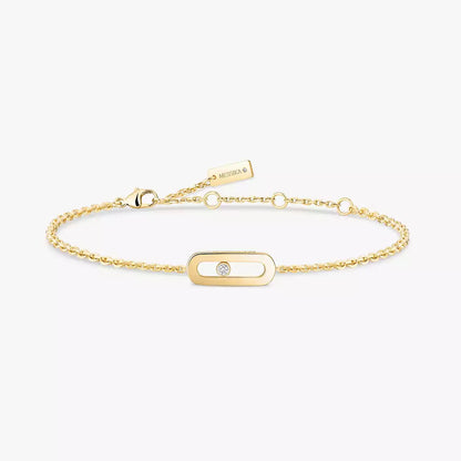 [CiCi]Move Uno Diamond Bracelet