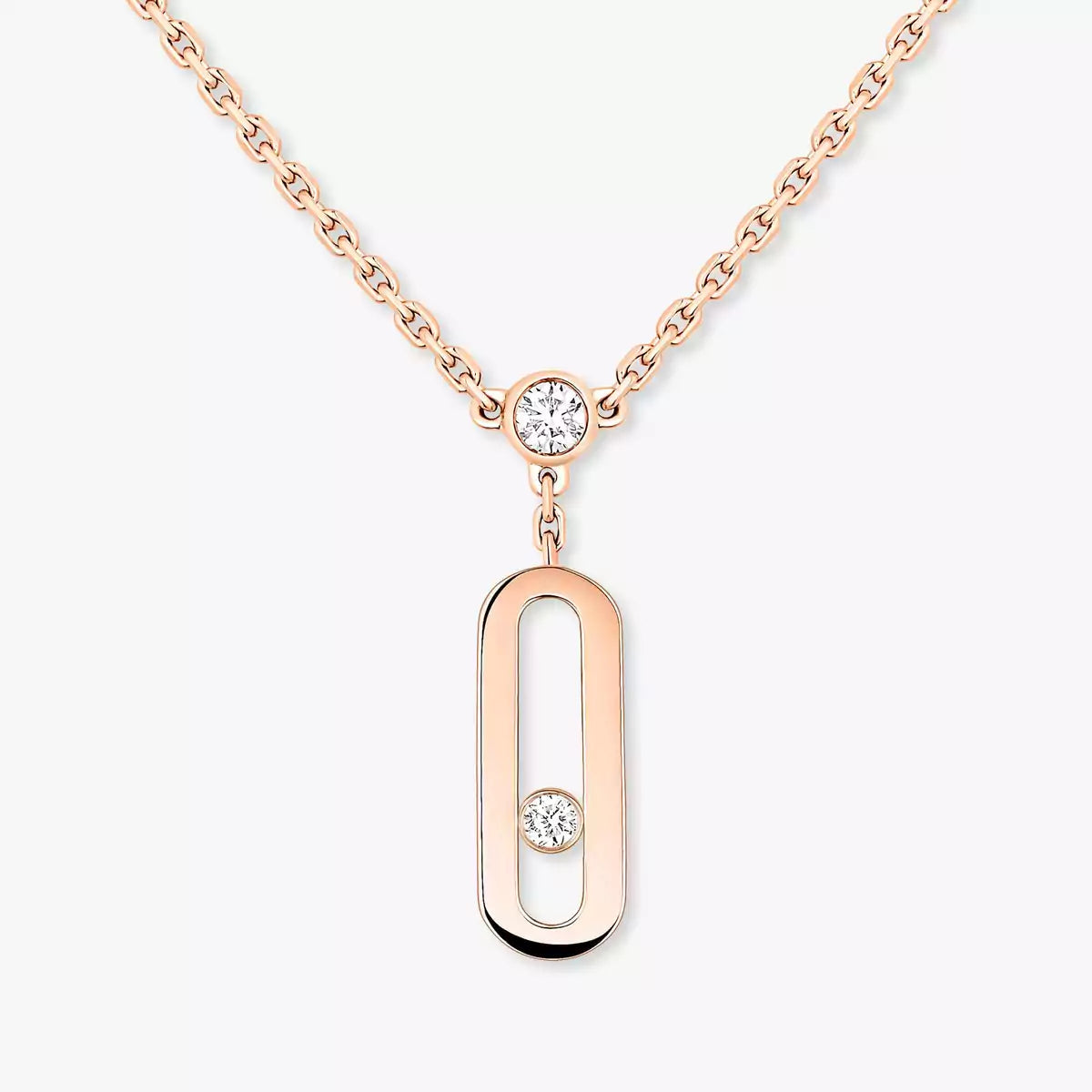 [CiCi] Move Uno Diamond Necklace