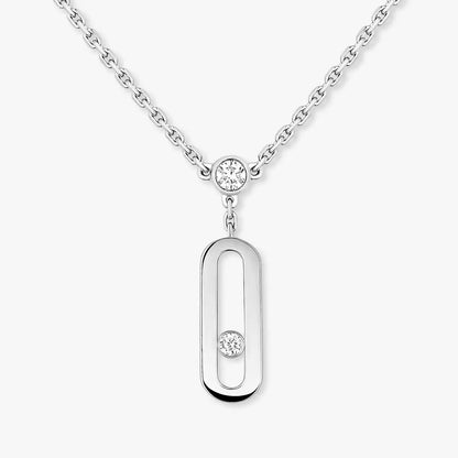 [CiCi] Move Uno Diamond Necklace