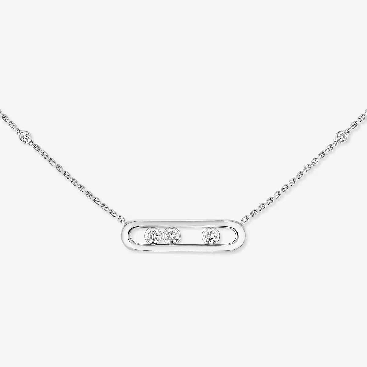 [CiCi] Baby Move Gold Diamond Necklace