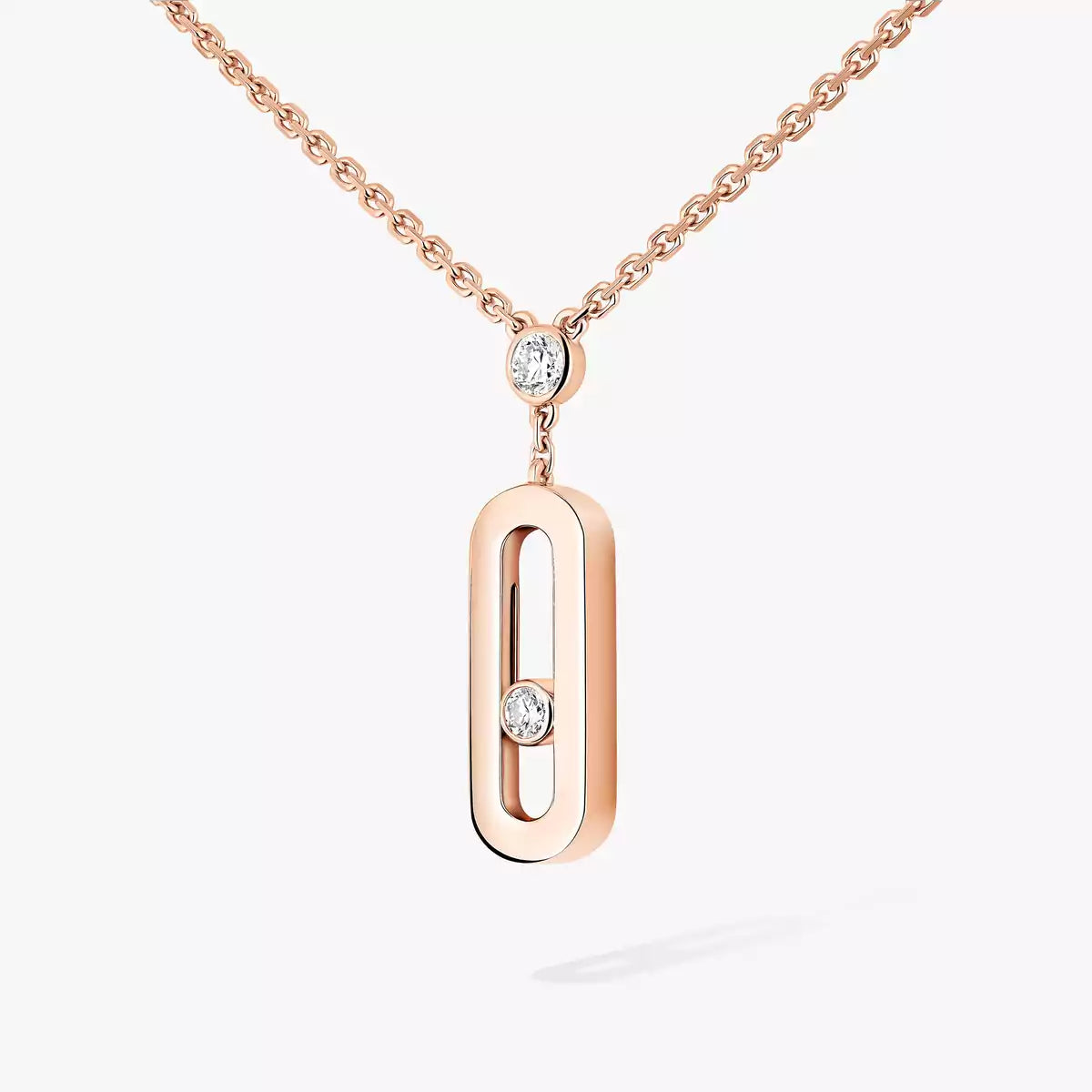 [CiCi] Move Uno Gold Diamond Long Necklace