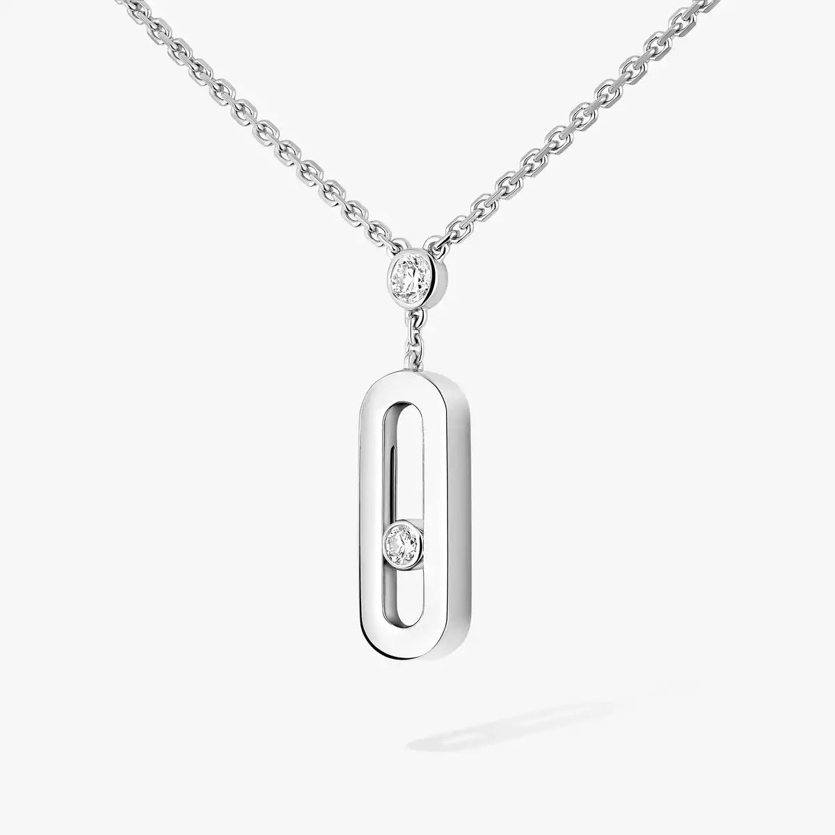 [CiCi] Move Uno Gold Diamond Long Necklace