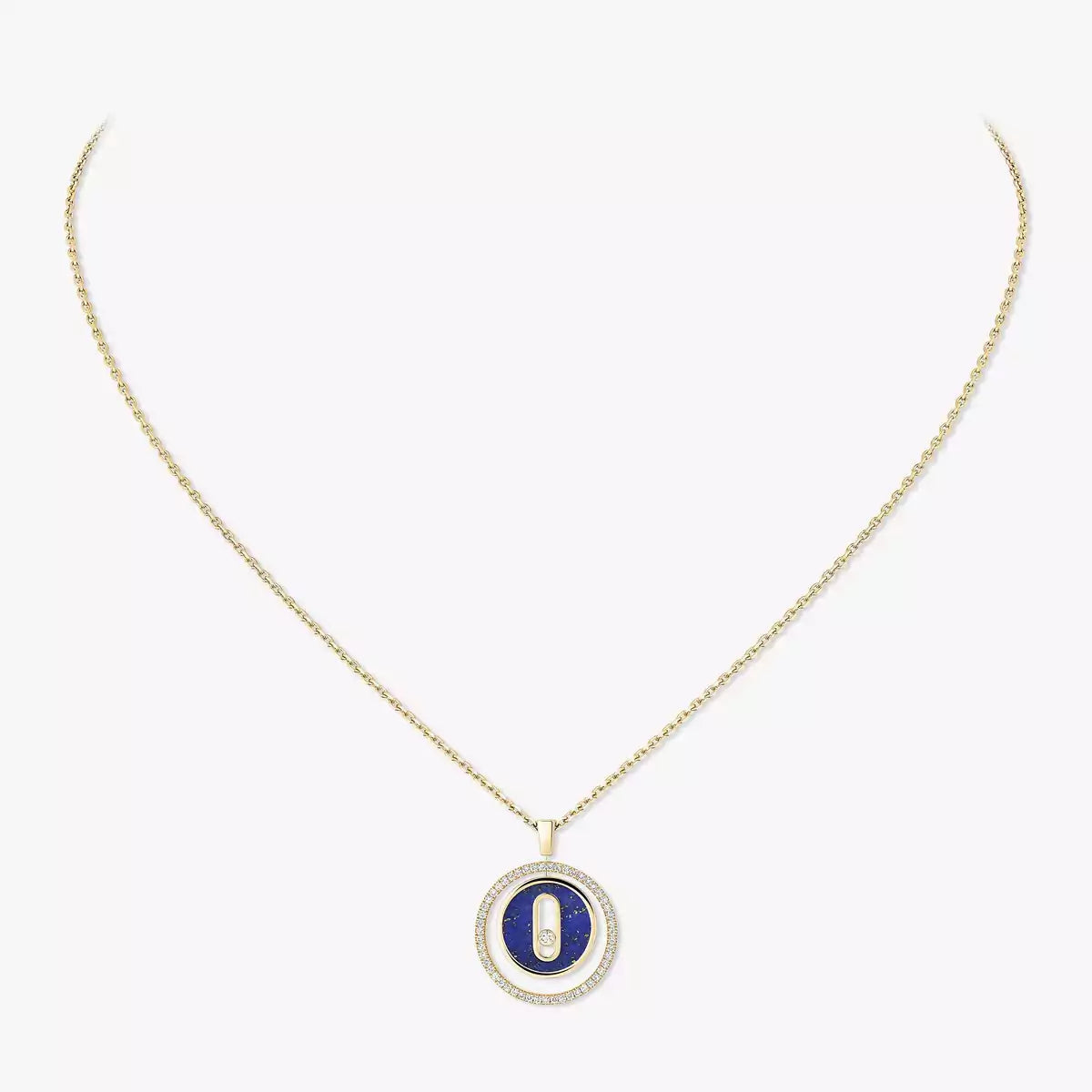 [CiCi]Lucky Move Diamond Necklace in Rose Gold and White Mother-of-Pearl