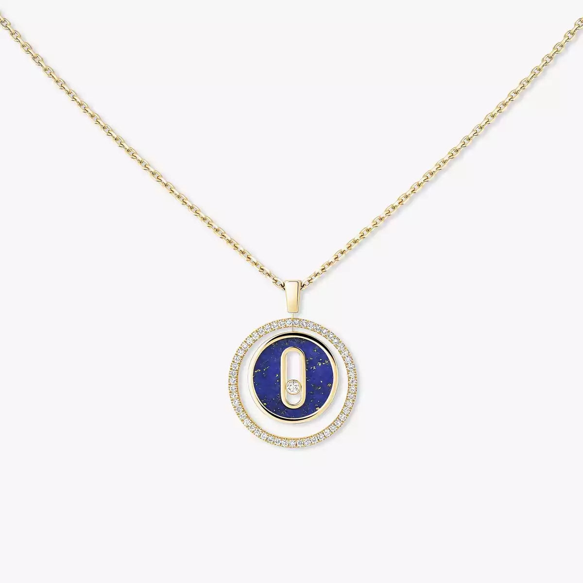 [CiCi]Lucky Move Diamond Necklace in Rose Gold and White Mother-of-Pearl