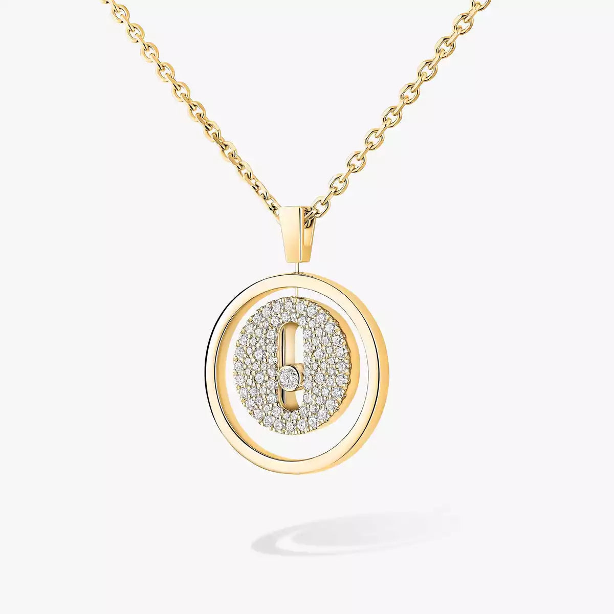 [CiCi] Lucky Move Diamond Necklace