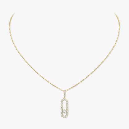 [CiCi]Move Uno Diamond Necklace in Rose Gold