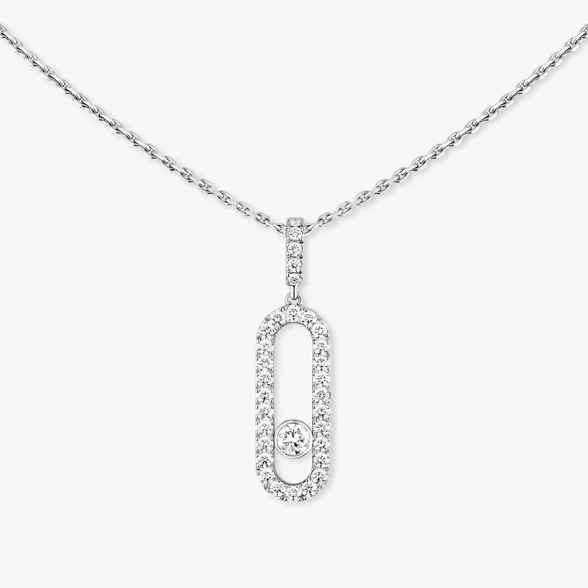 [CiCi]Move Uno Diamond Necklace in Rose Gold