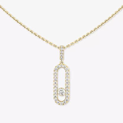 [CiCi]Move Uno Diamond Necklace in Rose Gold