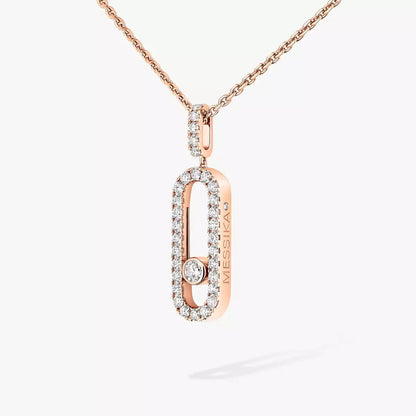 [CiCi]Move Uno Diamond Necklace in Rose Gold