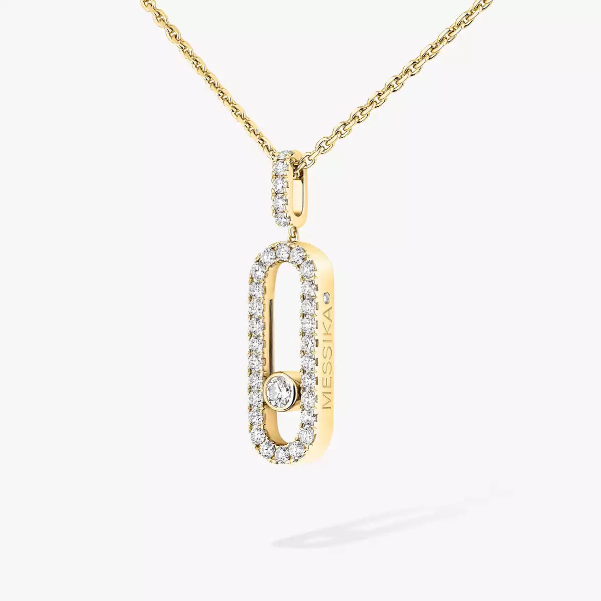 [CiCi]Move Uno Diamond Necklace in Rose Gold