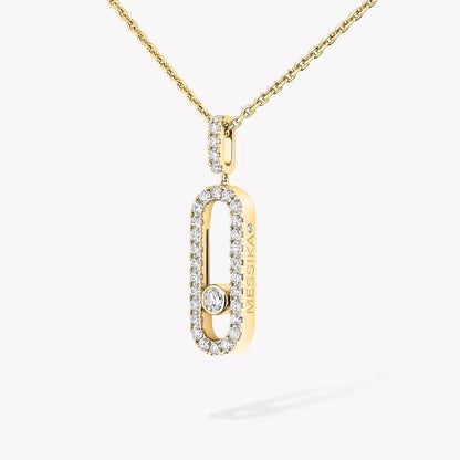 [CiCi]Move Uno Diamond Necklace in Rose Gold