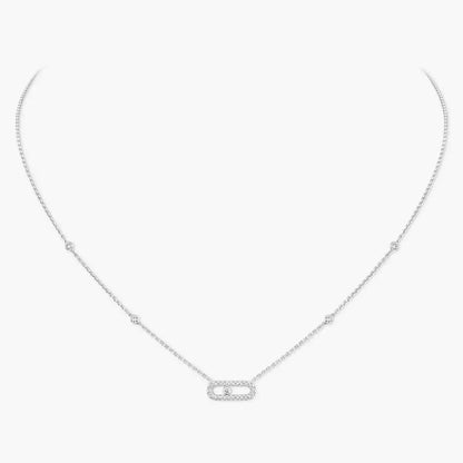 [CiCi]Diamond Necklace Move Uno