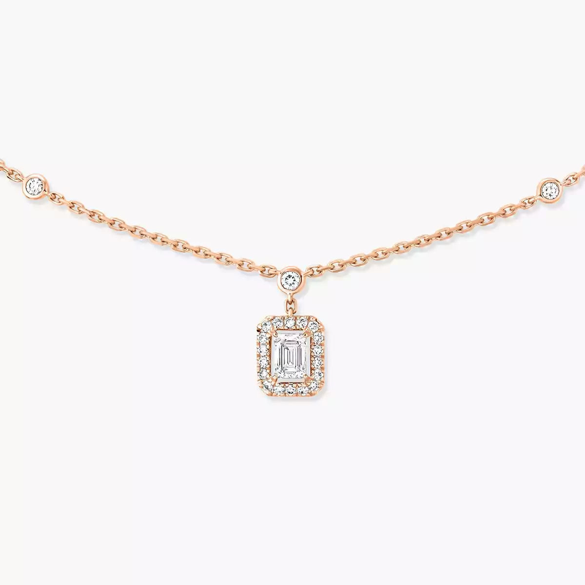 [CiCi]My Twin Diamond Necklace in Silver