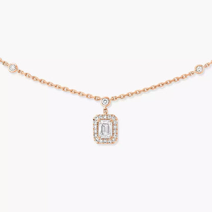 [CiCi]My Twin Diamond Necklace in Silver