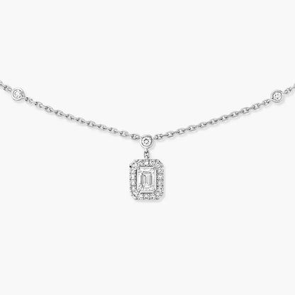 [CiCi]My Twin Diamond Necklace in Silver
