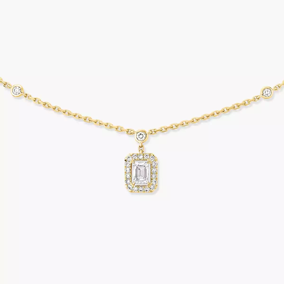 [CiCi]My Twin Diamond Necklace in Silver