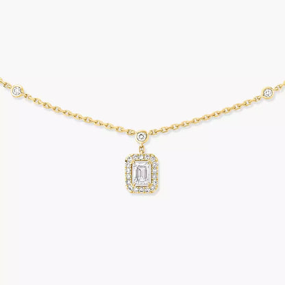[CiCi]My Twin Diamond Necklace in Silver
