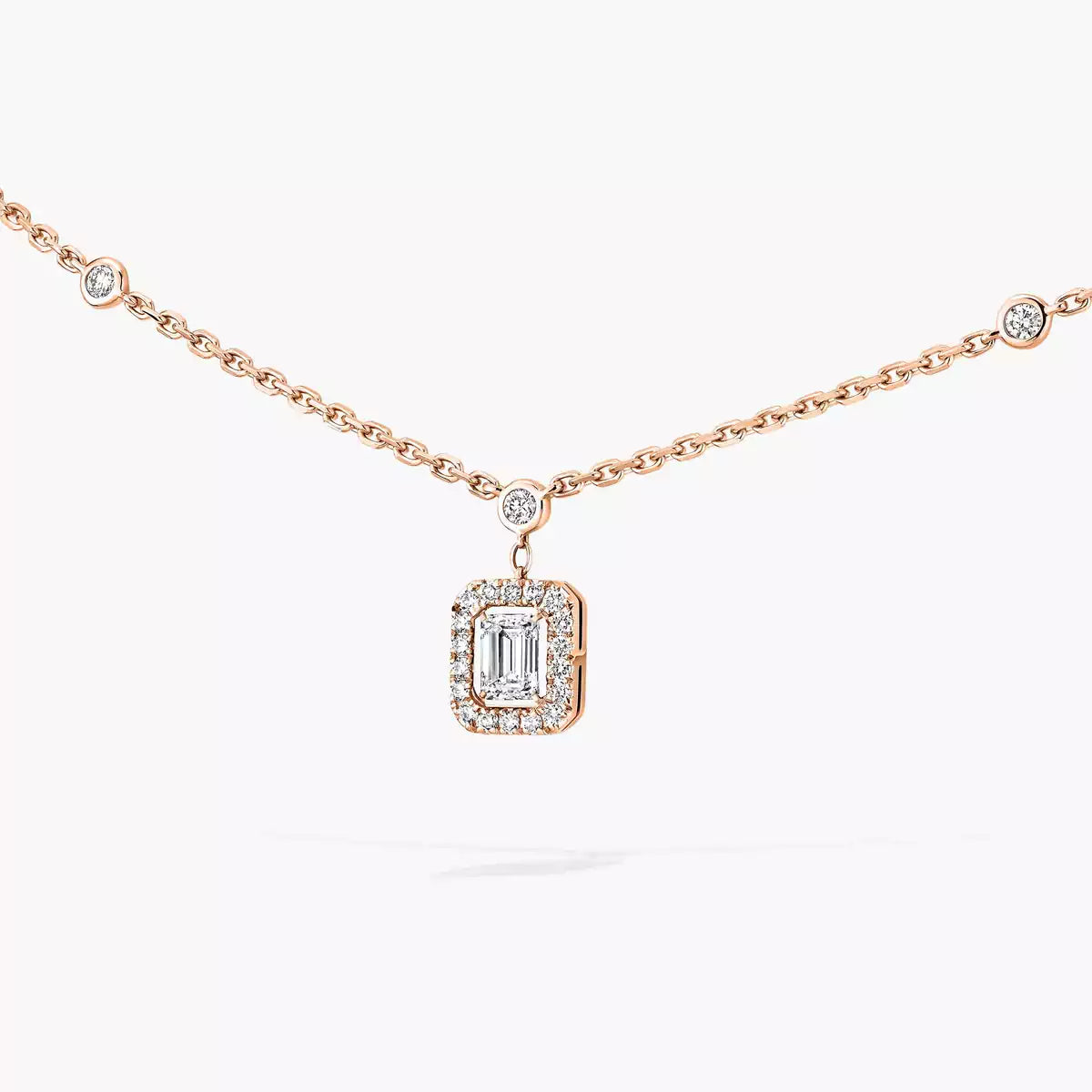 [CiCi]My Twin Diamond Necklace in Silver