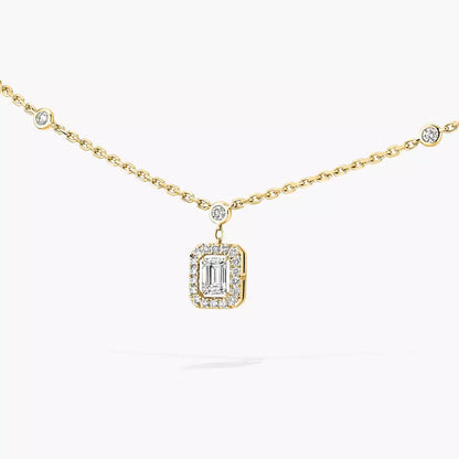 [CiCi]My Twin Diamond Necklace in Silver