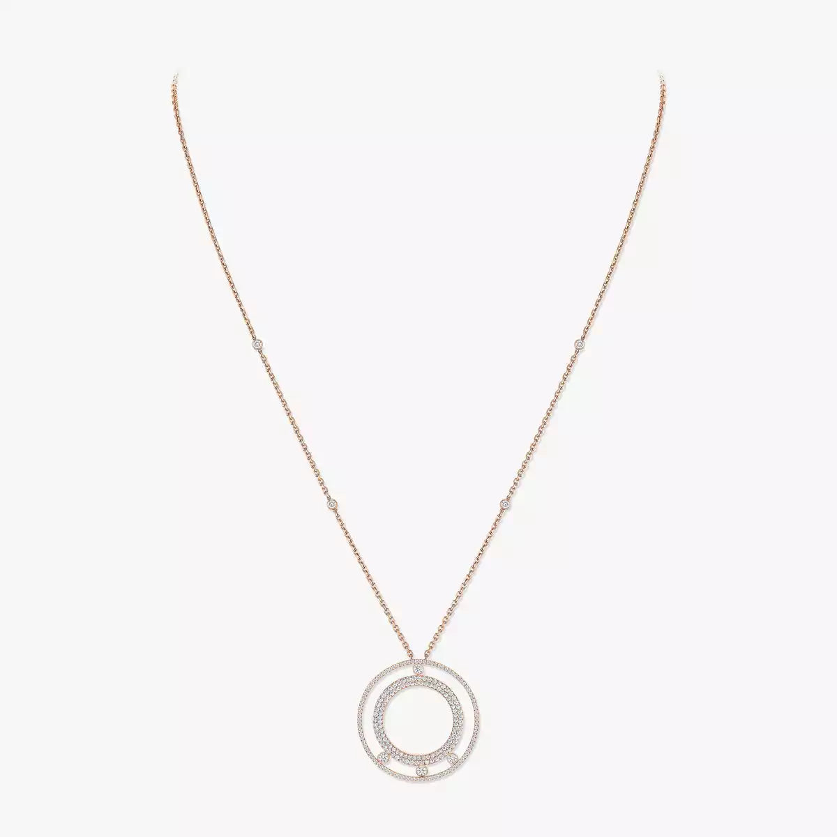 [CiCi]Move Romane Long Pave_-Set Diamond Necklace