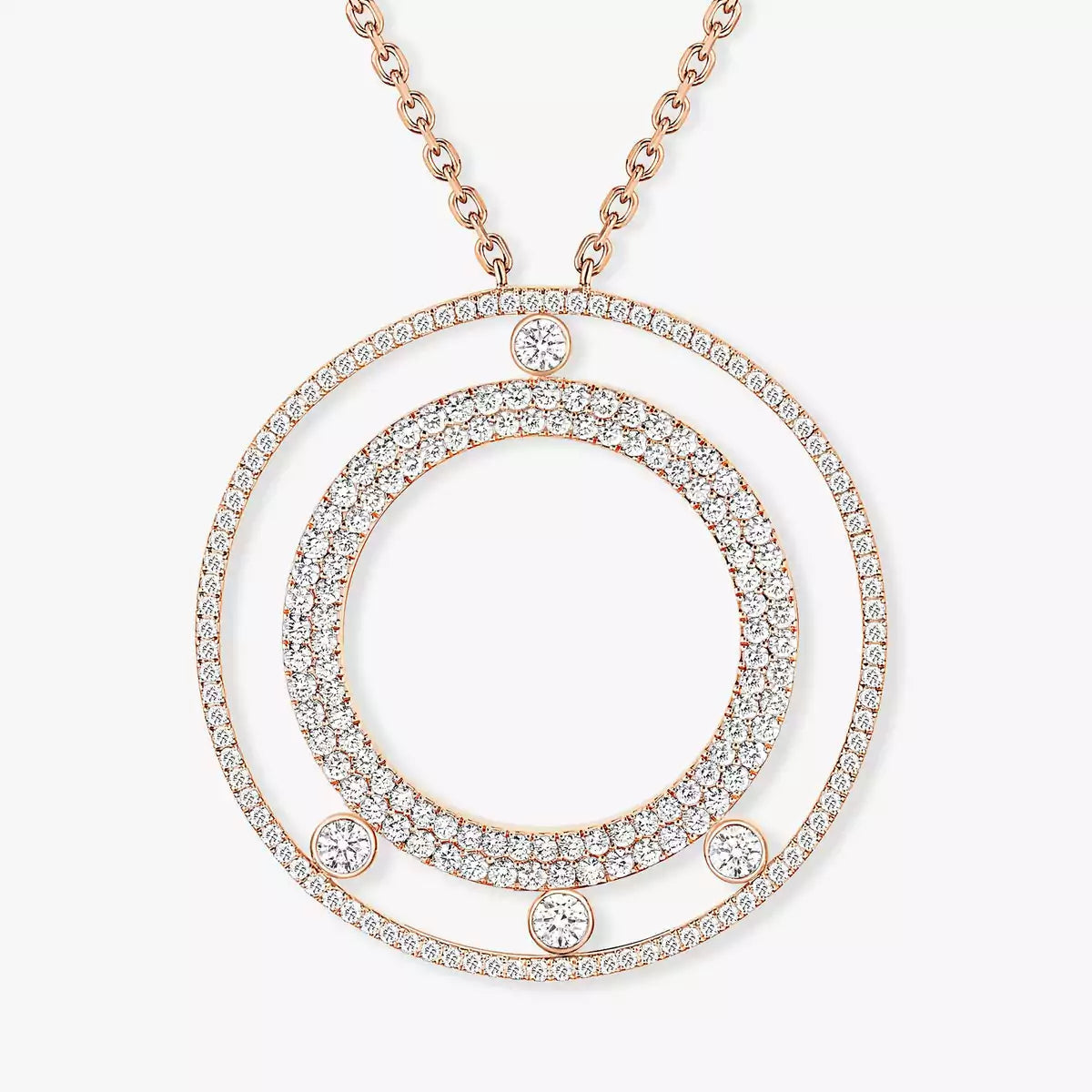 [CiCi]Move Romane Long Pave_-Set Diamond Necklace