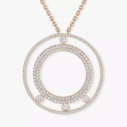 [CiCi]Move Romane Long Pave_-Set Diamond Necklace