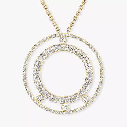 [CiCi]Move Romane Long Pave_-Set Diamond Necklace