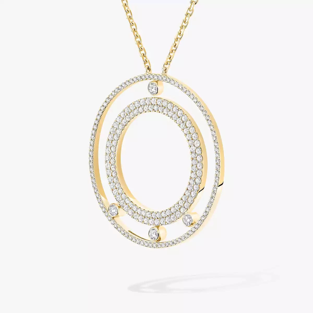 [CiCi]Move Romane Long Pave_-Set Diamond Necklace