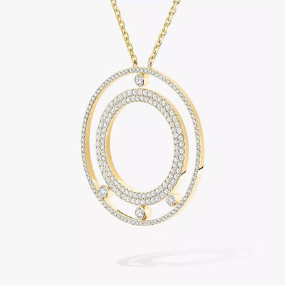 [CiCi]Move Romane Long Pave_-Set Diamond Necklace