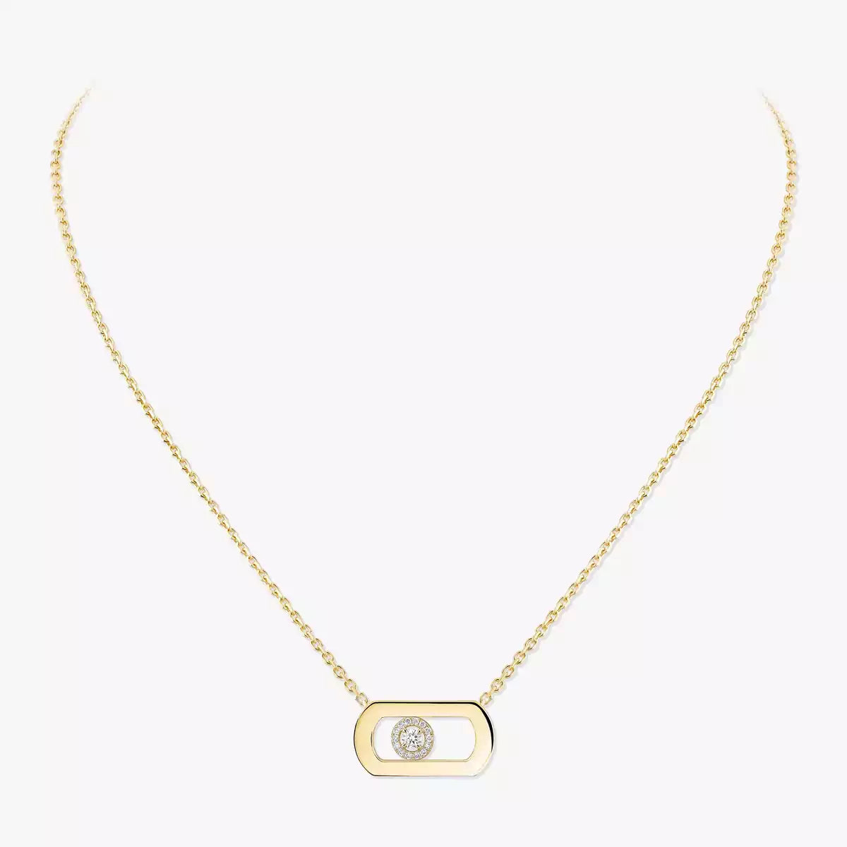 [CiCi]So Move Diamond Necklace in Gold