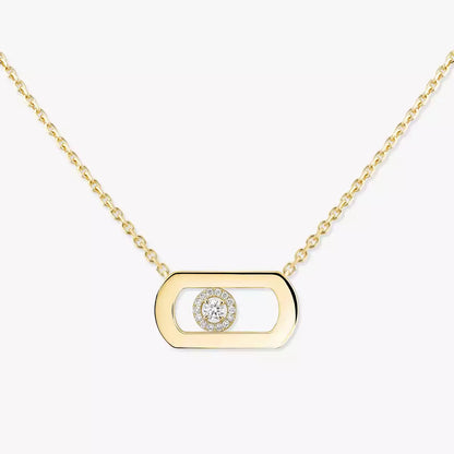 [CiCi]So Move Diamond Necklace in Gold