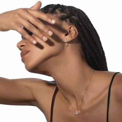 [CiCi]Lucky Eye Diamond Earrings