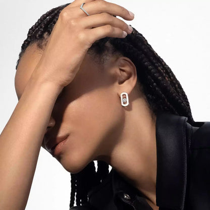 [CiCi]So Move Diamond Earrings in Yellow Gold
