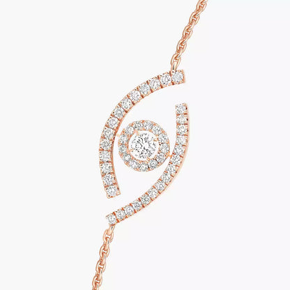 [CiCi]Lucky Eye Pave-Set Diamond Bracelet