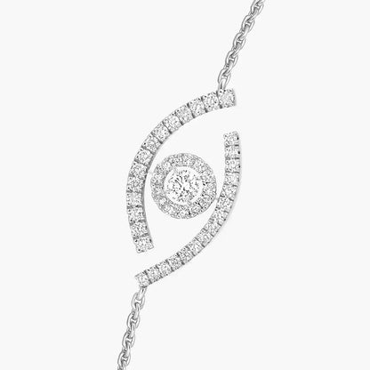 [CiCi]Lucky Eye Pave-Set Diamond Bracelet