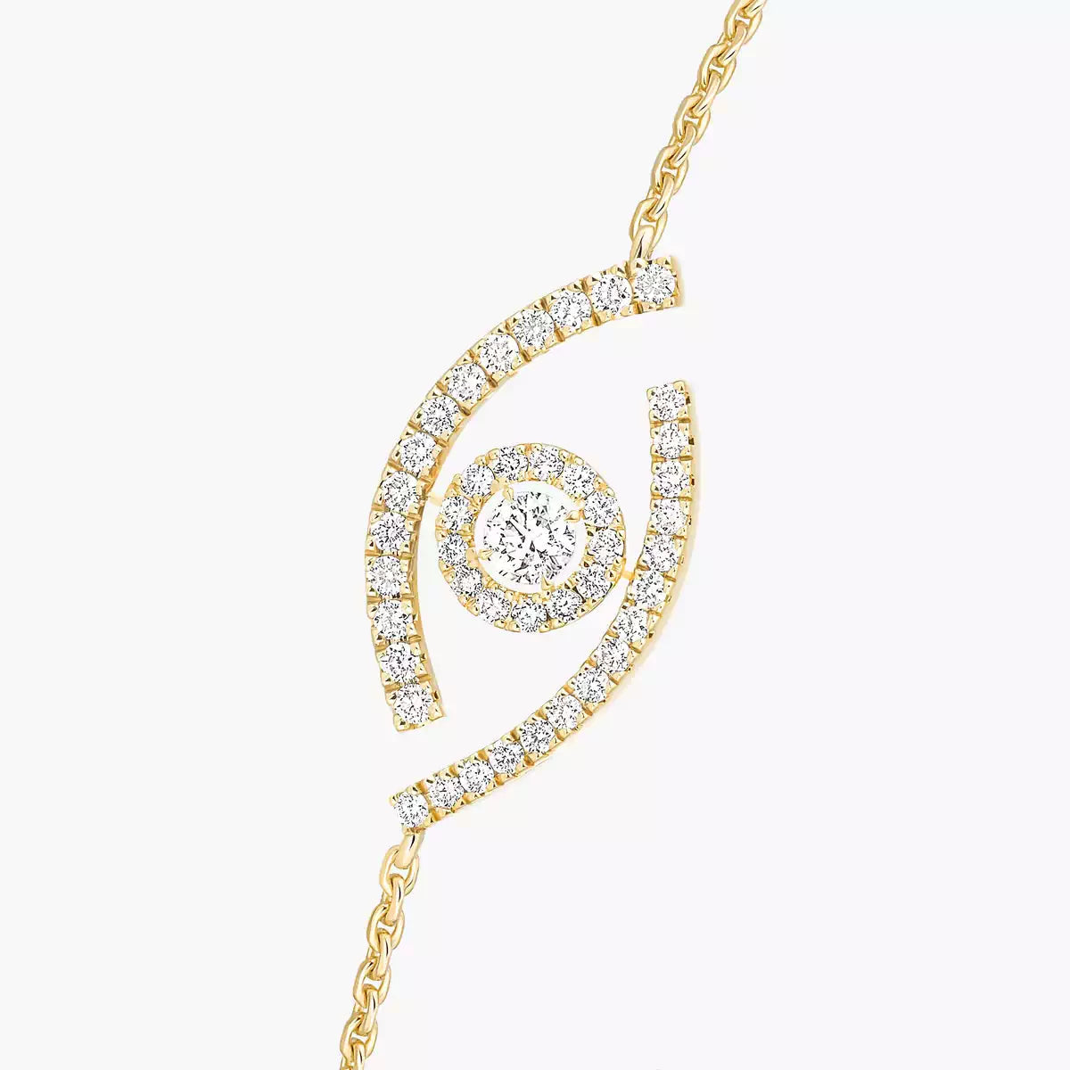 [CiCi]Lucky Eye Pave-Set Diamond Bracelet