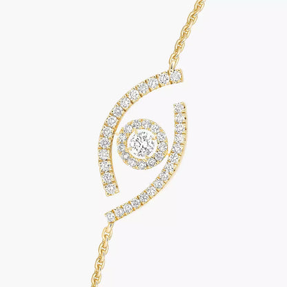 [CiCi]Lucky Eye Pave-Set Diamond Bracelet