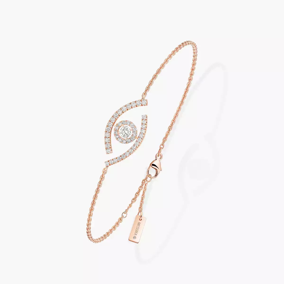 [CiCi]Lucky Eye Pave-Set Diamond Bracelet