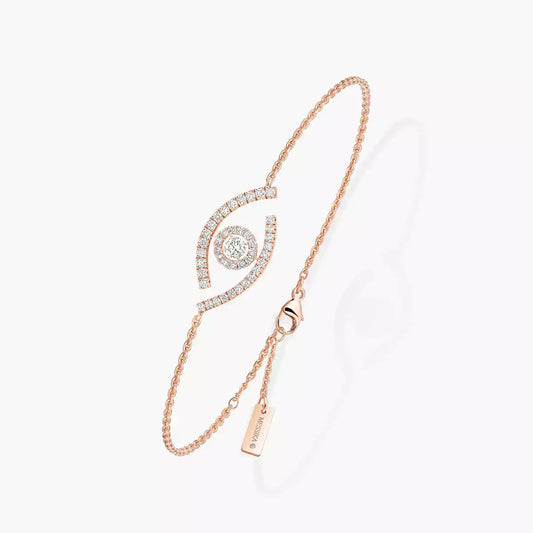 [CiCi]Lucky Eye Pave-Set Diamond Bracelet