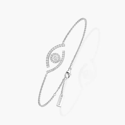 [CiCi]Lucky Eye Pave-Set Diamond Bracelet