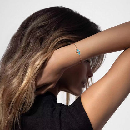 [CiCi]Lucky Eye Diamond Bracelet