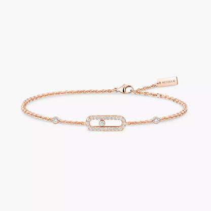 [CiCi]Move Uno Diamond Bracelet
