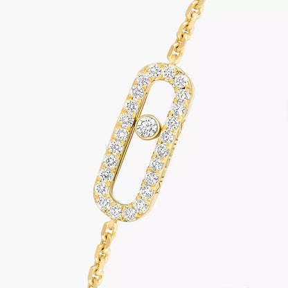 [CiCi]Move Uno Diamond Bracelet