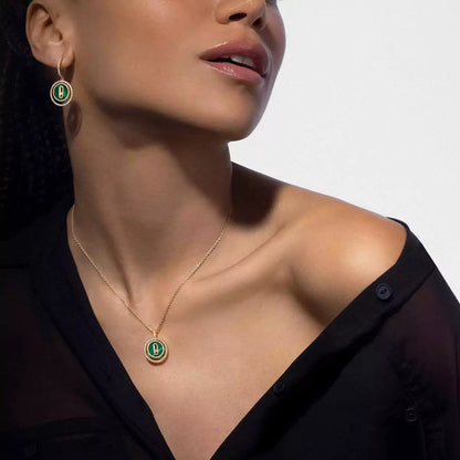 [CiCi]Lucky Move Diamond Necklace in Rose Gold and White Mother-of-Pearl