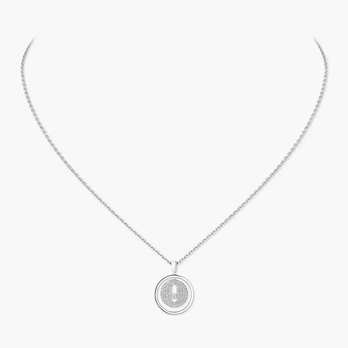 [CiCi] Lucky Move Diamond Necklace
