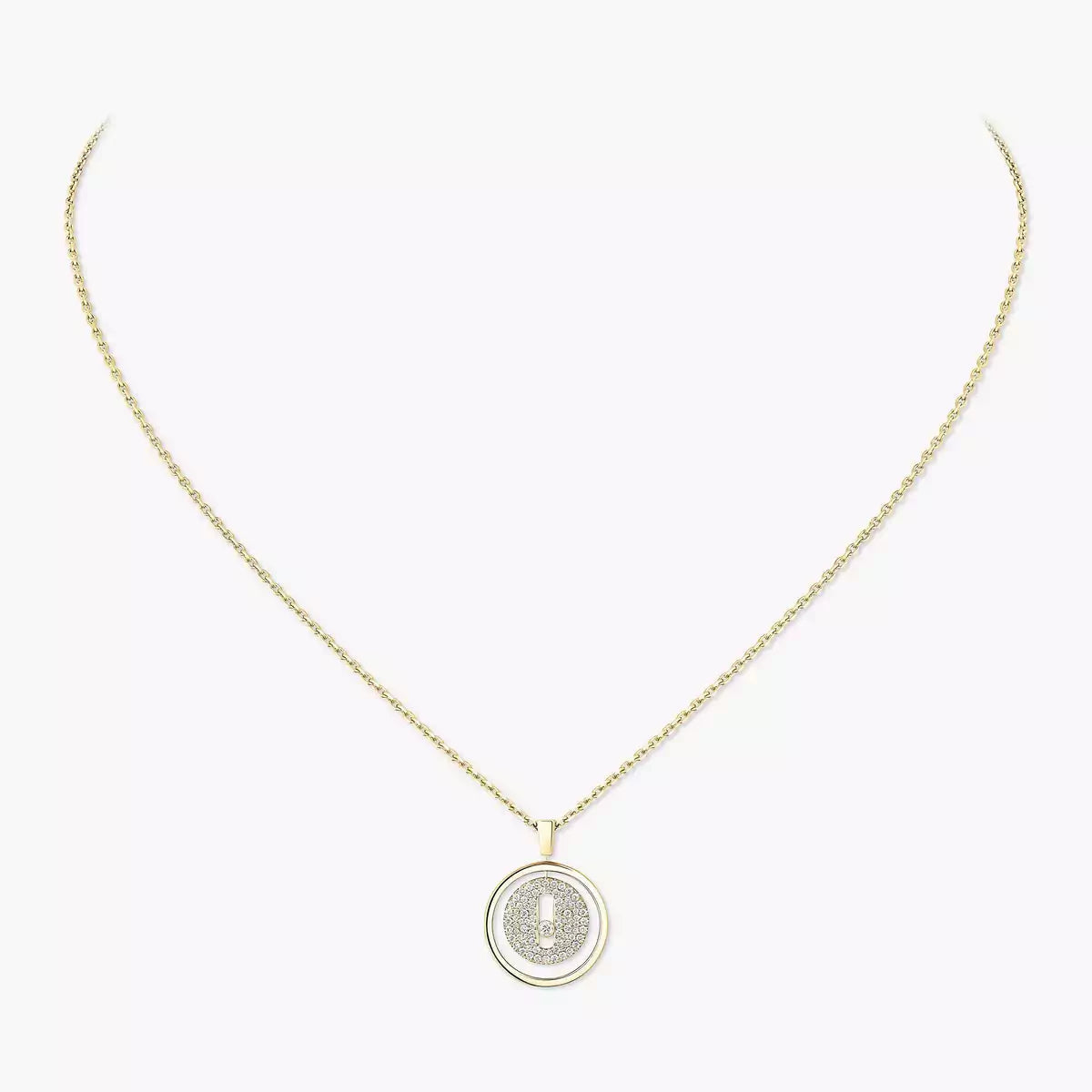 [CiCi] Lucky Move Diamond Necklace