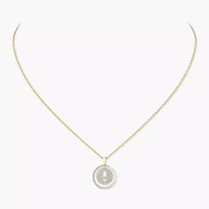 [CiCi] Lucky Move Diamond Necklace
